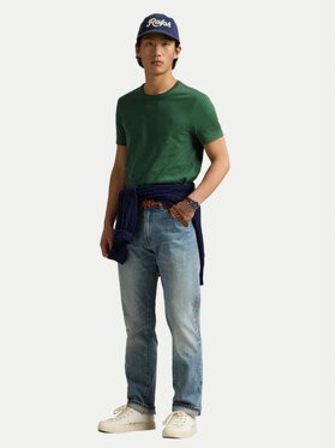 Polo Ralph Lauren T-Shirt 710671438425 Zielony Custom Slim Fit
