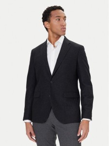 Marc O'Polo Marynarka 529 0170 80094 Szary Shaped Fit