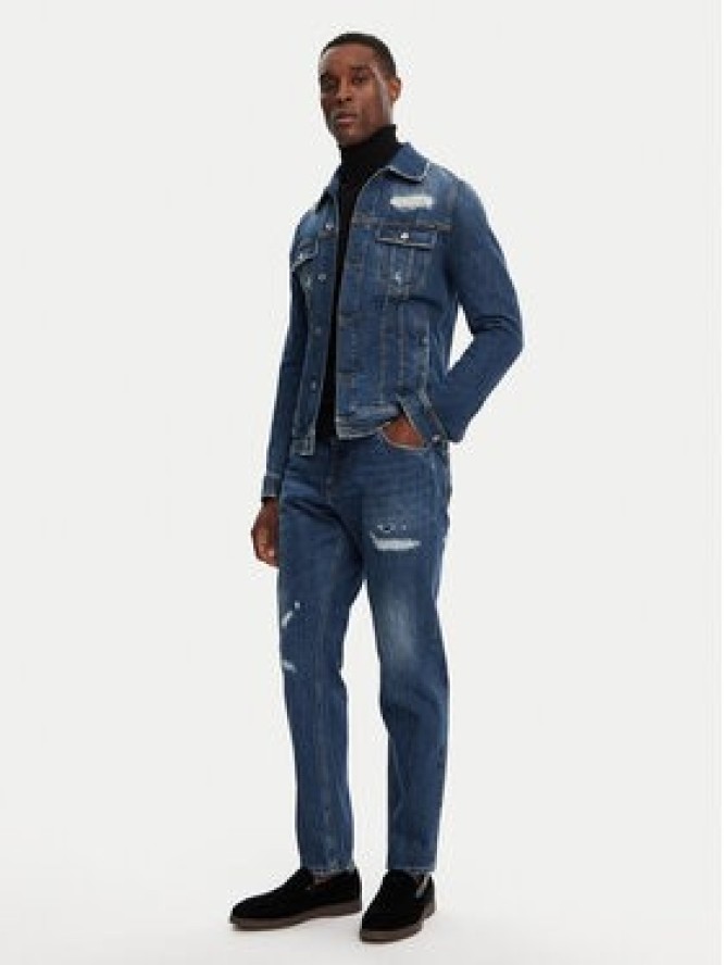 Dolce&Gabbana Kurtka jeansowa G9VZ8D G8LN5 Granatowy Regular Fit