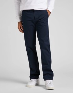 LEE MĘSKIE SPODNIE CHINO LEE REGULAR CHINO DEEP NAVY 112145530