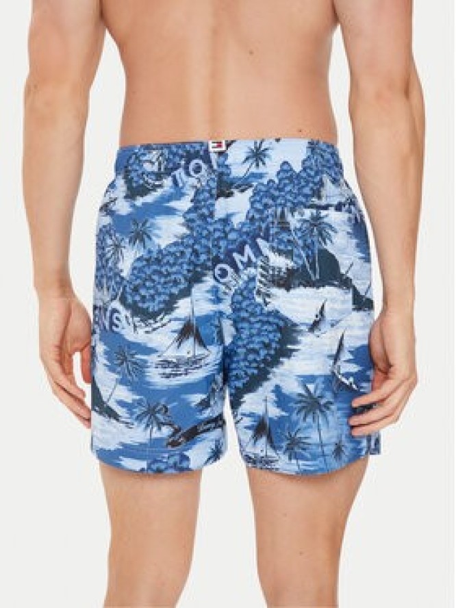 Tommy Hilfiger Szorty kąpielowe UM0UM03150 Niebieski Regular Fit
