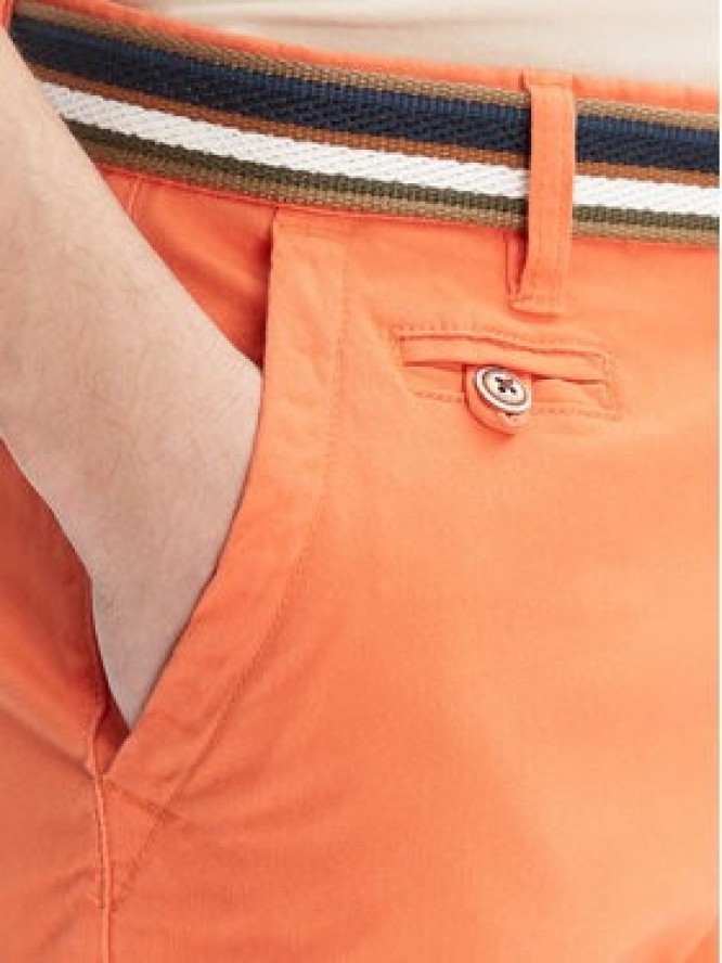 INDICODE Szorty materiałowe Royce 70-039 Pomarańczowy Slim Fit