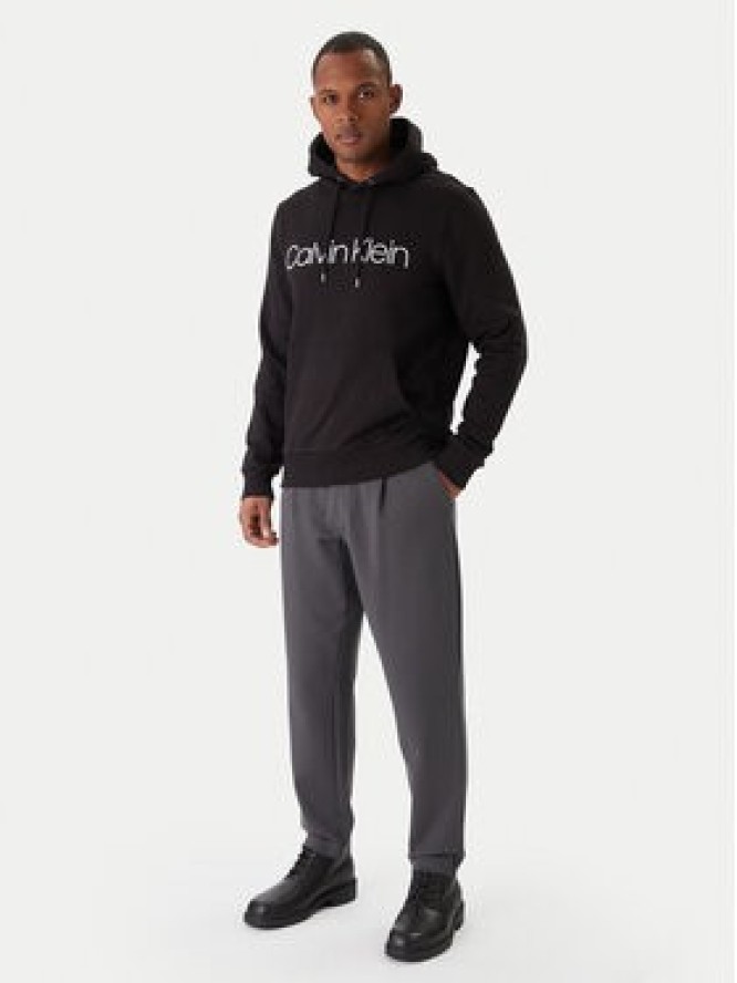 Calvin Klein Bluza Logo K10K104060 Czarny Regular Fit