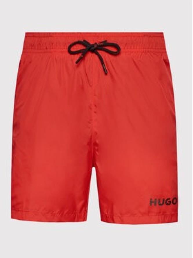 Hugo Szorty kąpielowe Haiti 50469312 Czerwony Regular Fit