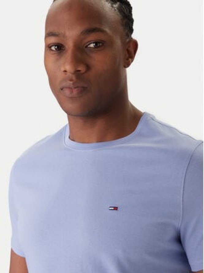 Tommy Jeans T-Shirt DM0DM04411 Niebieski Slim Fit