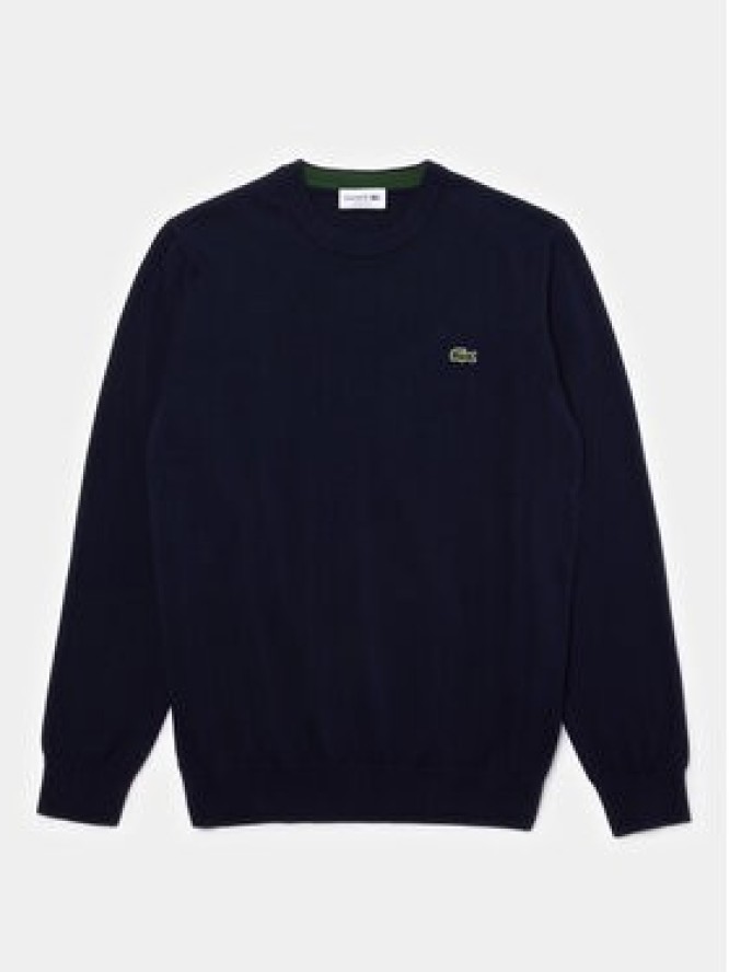 Lacoste Sweter AH1985-166 Granatowy Regular Fit