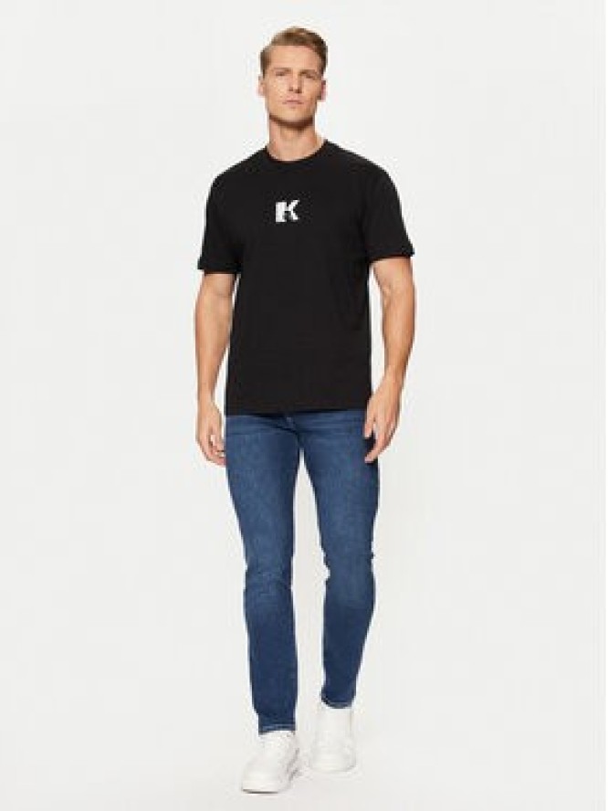 Karl Lagerfeld Jeans T-Shirt A1M17044 Czarny Regular Fit