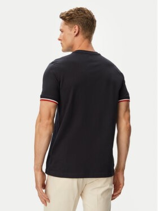 Beverly Hills Polo Club T-Shirt P-SS26M-TS0112 Granatowy Regular Fit