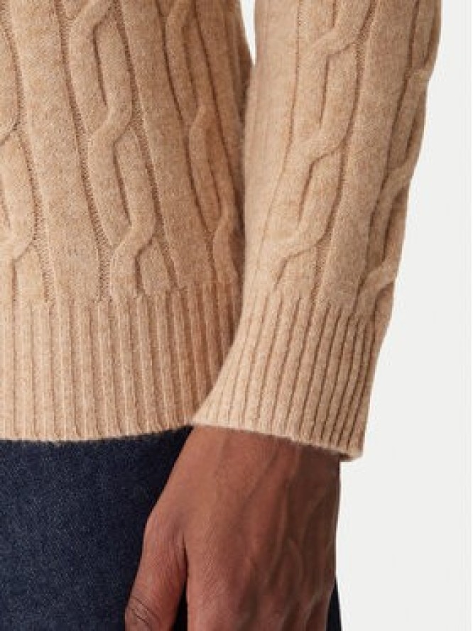 Gant Sweter 8050260 Beżowy Regular Fit