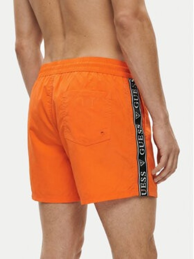 Guess Szorty kąpielowe F6GT00 WN162 Pomarańczowy Regular Fit