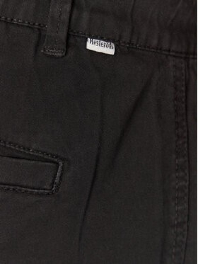 Resteröds Szorty materiałowe Chin 55251 6410 Czarny Regular Fit