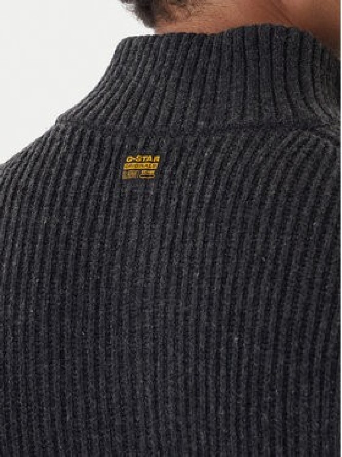 G-Star Raw Sweter Essential D23938-E212 Szary Regular Fit