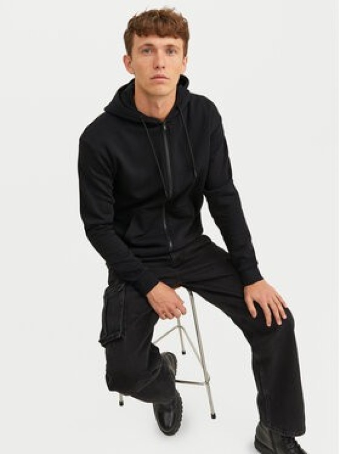 Jack & Jones Bluza Bradley 12249342 Czarny Relaxed Fit