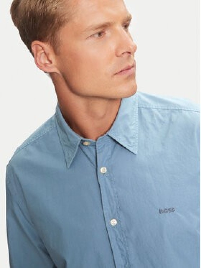 Boss Koszula Relegant 50518304 Niebieski Regular Fit