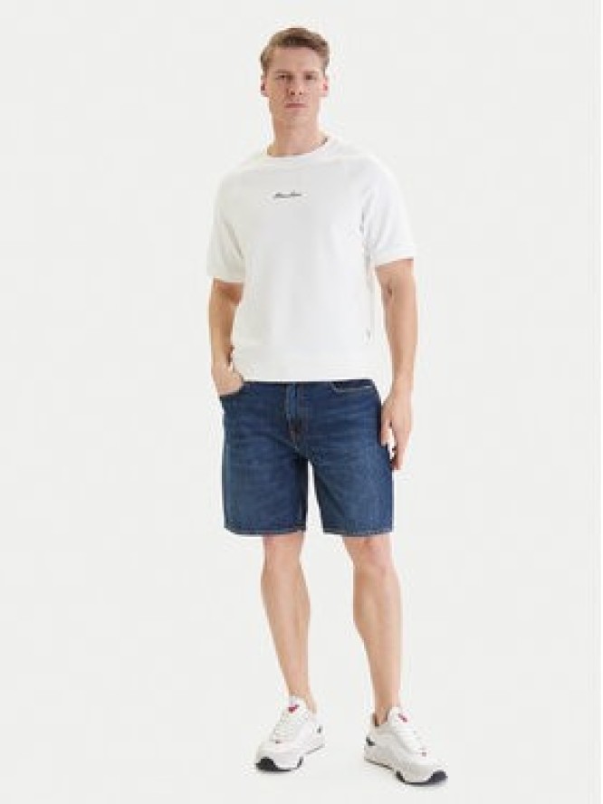 Guess Jeans T-Shirt M6GQB2 KCPR1 Biały Oversize