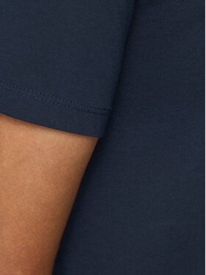 Jack & Jones T-Shirt Corp 12151955 Granatowy Slim Fit