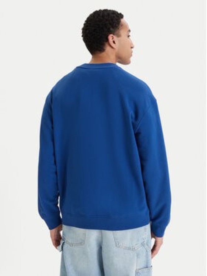 Quiksilver Bluza New Iconic EQYFT05206 Niebieski Oversize