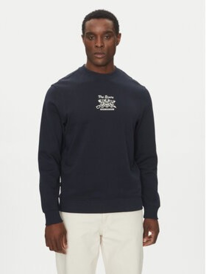 Element Bluza ELYSF00282 Granatowy Regular Fit