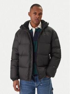 Tommy Jeans Kurtka puchowa Essential DM0DM19786 Czarny Regular Fit