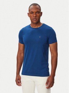 Tommy Hilfiger T-Shirt MW0MW10800 Niebieski Regular Fit