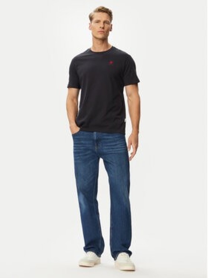 Beverly Hills Polo Club T-Shirt P-SS26M-TS41740 Granatowy Regular Fit