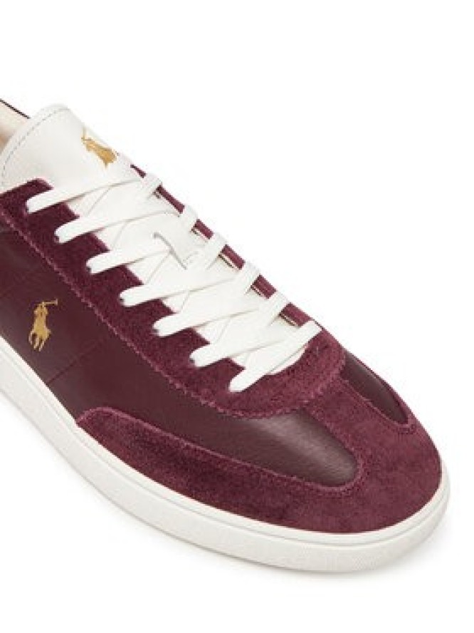 Polo Ralph Lauren Sneakersy 809973701004 Bordowy