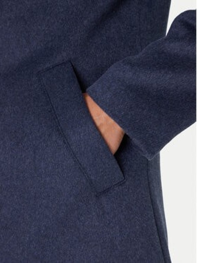 Guess Płaszcz wełniany M4BL3S WGJ82 Granatowy Slim Fit