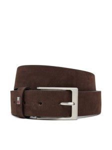 Tommy Hilfiger Pasek Męski Layton 3.5 Nubuck AM0AM13754 Brązowy
