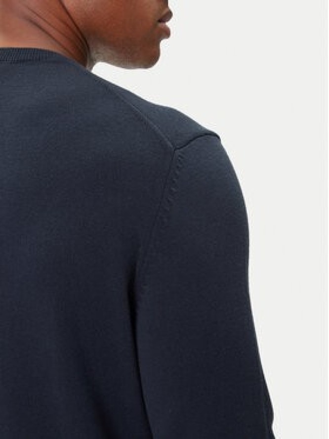 Aeronautica Militare Sweter 252MA1611UL00506 Granatowy Regular Fit