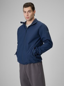 4F Kurtka softshell wiatroodporna membrana 5000 męska - granatowa XXL