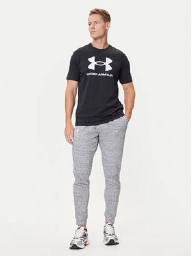 Under Armour T-Shirt Ua Sportstyle Logo Update Ss 1382911-001 Czarny Loose Fit
