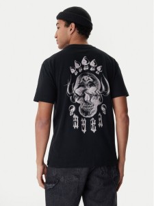 RVCA T-Shirt All Seeing EVYZT00276 Czarny Regular Fit