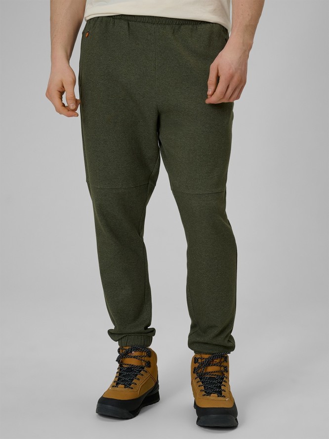 4F Spodnie dresowe joggery męskie - khaki M