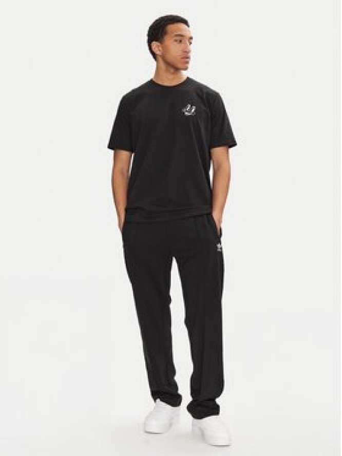 adidas T-Shirt Made by Nelson JN7030 Czarny Loose Fit