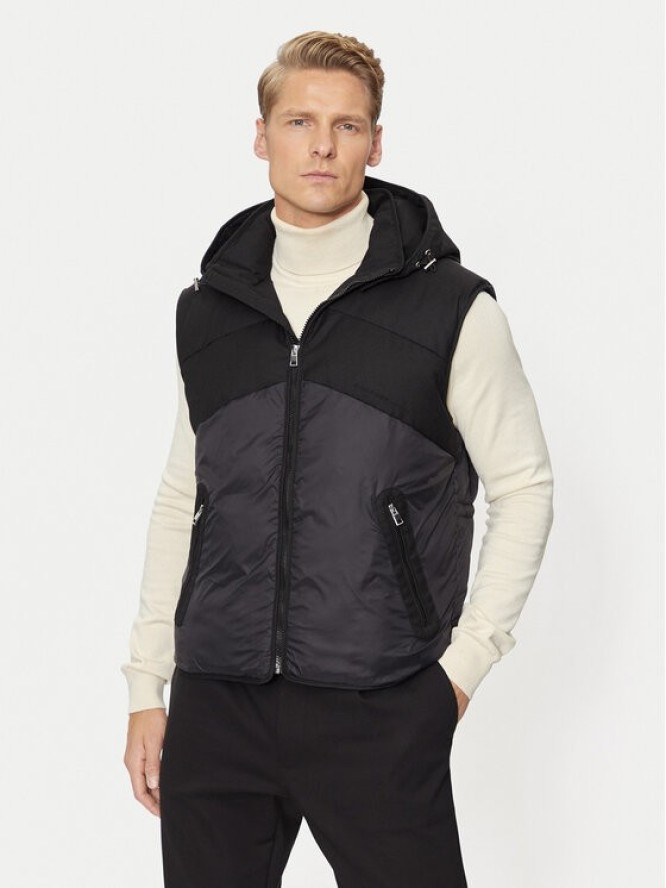 Baldessarini Bezrękawnik B2 50106/4109 Czarny Regular Fit