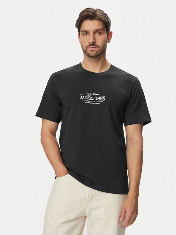 Jack & Jones T-Shirt Cassis 12295049 Czarny Regular Fit