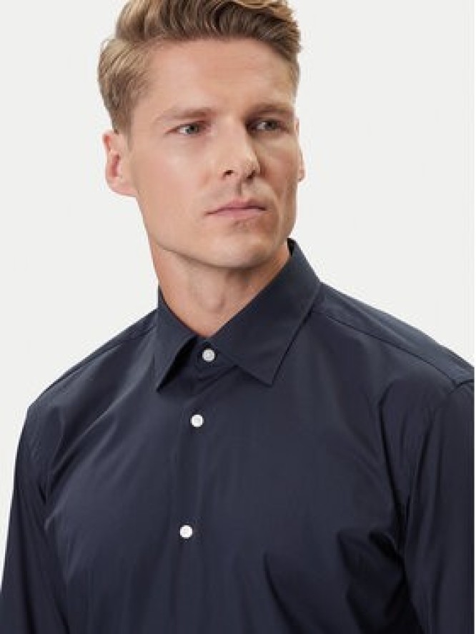 BOSS Koszula H-Joe 50549923 Granatowy Regular Fit