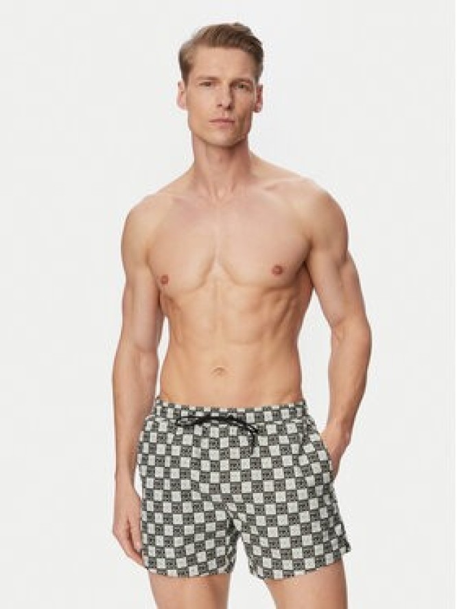 HUGO Szorty kąpielowe Aaron 50556792 Zielony ciemny Regular Fit