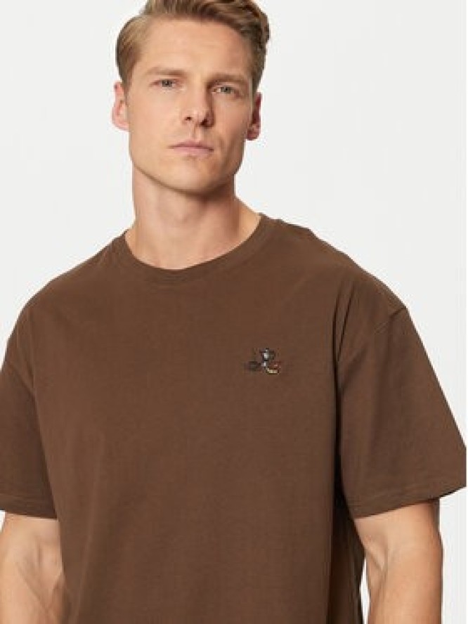 Solid T-Shirt Manes 21108333 Czarny Regular Fit