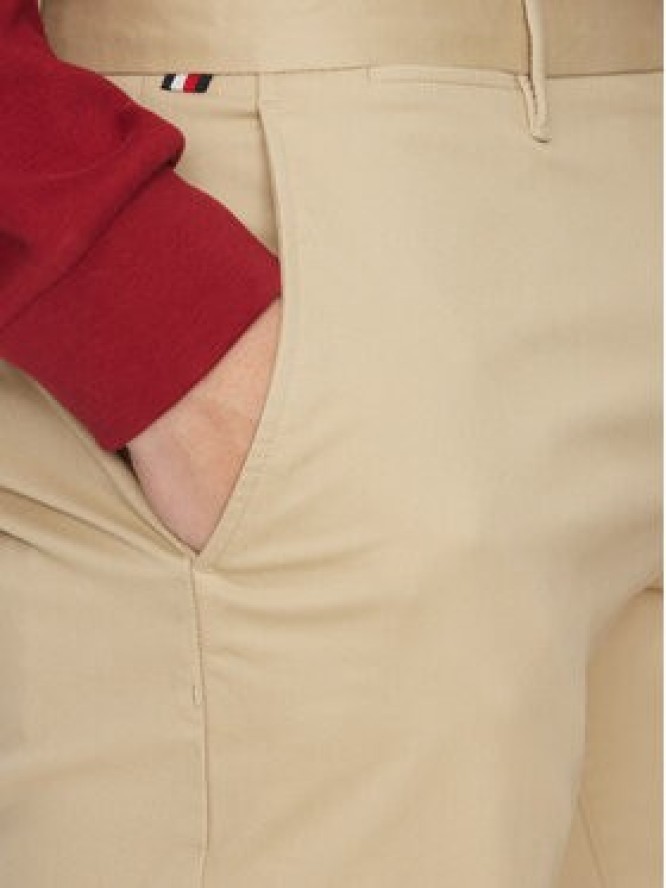 Tommy Hilfiger Szorty materiałowe Brooklyn MW0MW23563 Beżowy Regular Fit