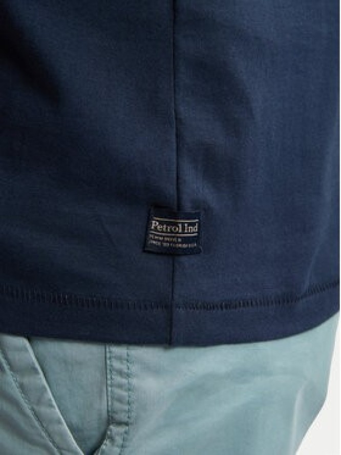 Petrol Industries T-Shirt M-1050-TSR644 Granatowy Regular Fit