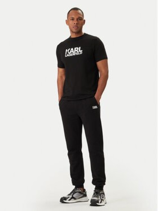 KARL LAGERFELD Spodnie dresowe 705782 562917 Czarny Regular Fit