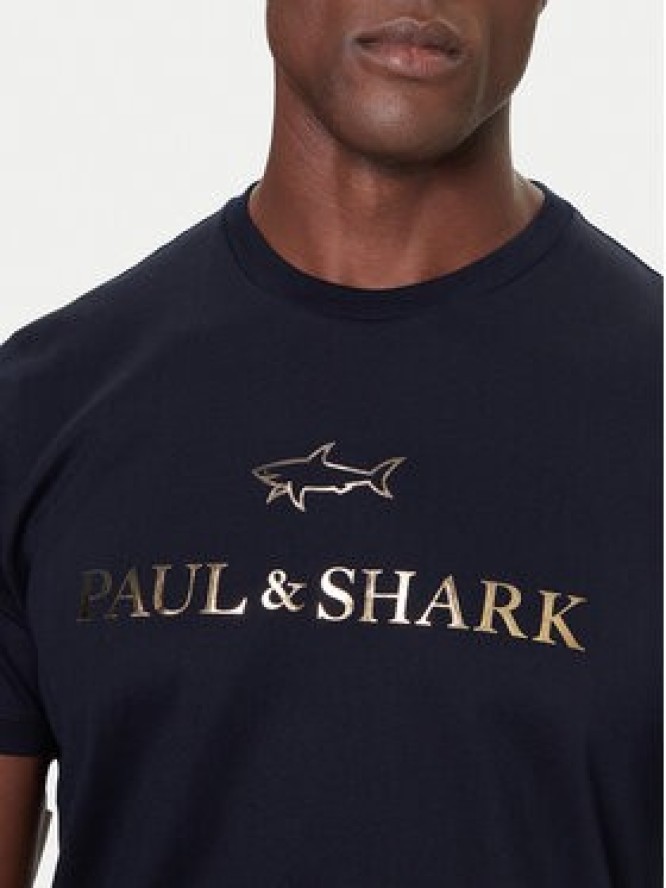 Paul&Shark T-Shirt 99311007 Granatowy Regular Fit