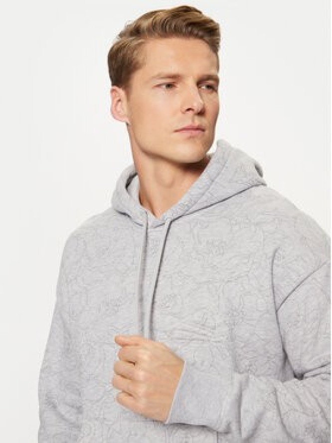 Lacoste Bluza SH3599 Szary Relaxed Fit