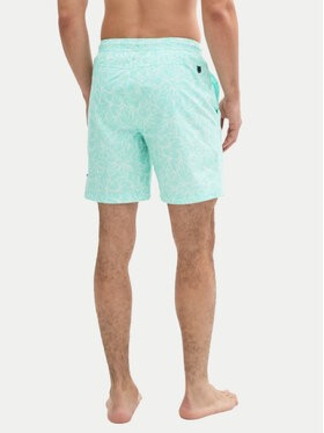 Tom Tailor Szorty kąpielowe 1045070 Zielony Regular Fit
