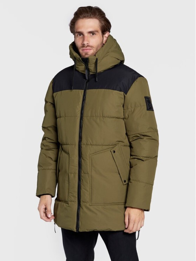 Halti Kurtka zimowa Linjat 065-0419 Zielony Regular Fit