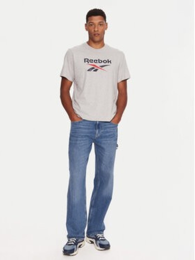Reebok T-Shirt RK25158CCM Szary Regular Fit