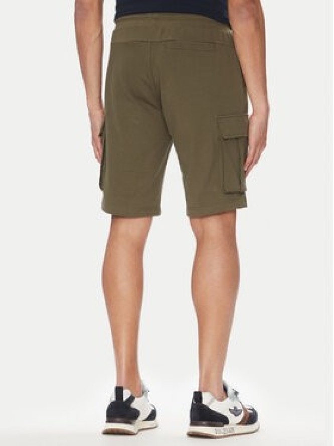 Aeronautica Militare Szorty sportowe 251BF025F459 Khaki Regular Fit
