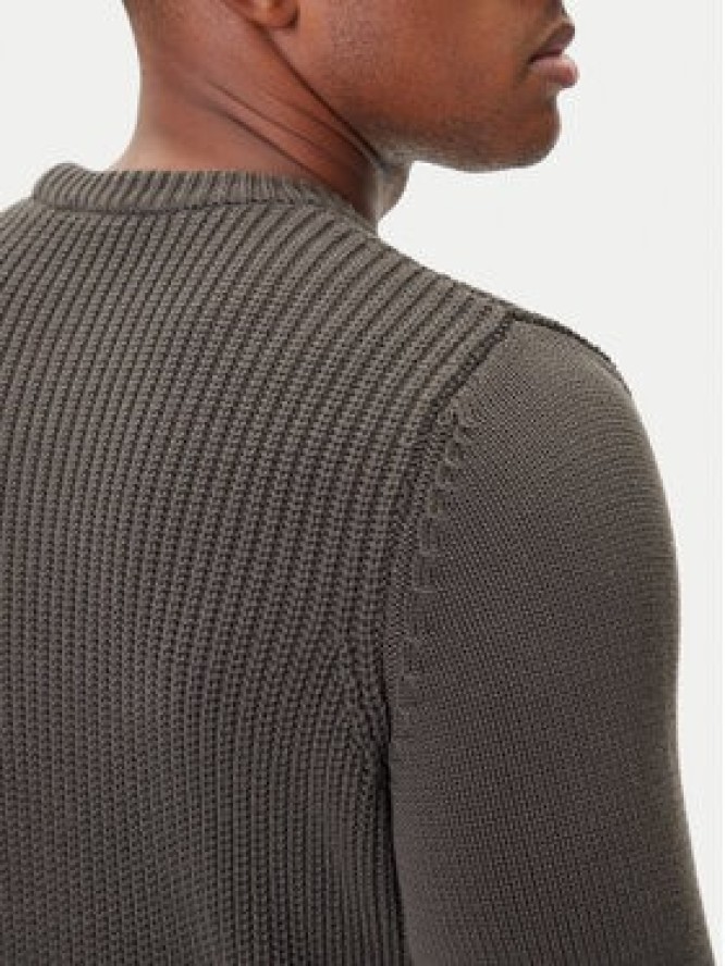 Aeronautica Militare Sweter 252MA1571UL00409 Szary Slim Fit