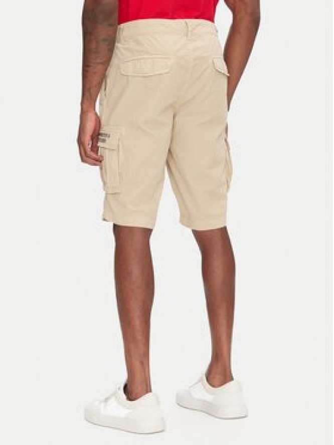 Aeronautica Militare Szorty materiałowe 251BE066CT1122 Beżowy Regular Fit